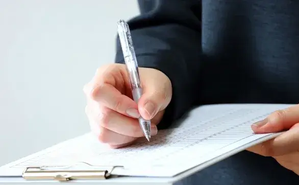 質問表へのご記入